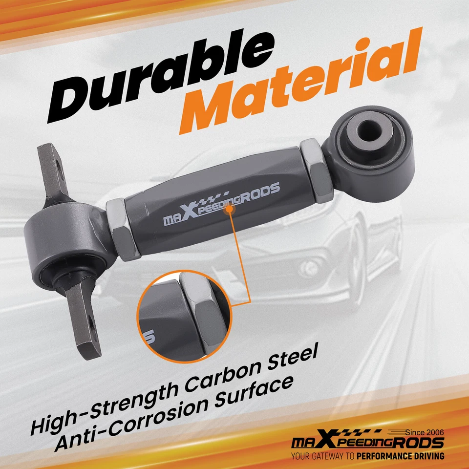 Suspension Front Upper Control Arms + Rear Camber Kit For Honda Civic EG 92-95 - Image 2 of 4