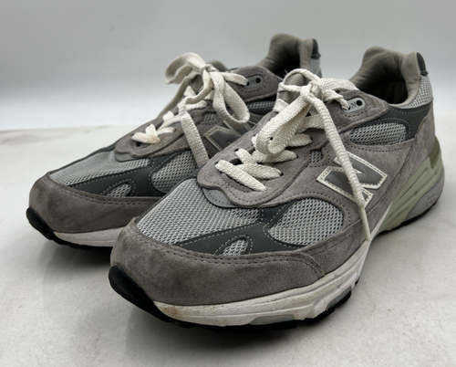 New Balance 993 Herren Größe 8 Hergestellt in den USA Grau Laufen WR993GL
