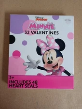 Minnie 32 Valentines With 48 Heart Seals By Paper Magic Group 