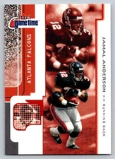 2001 Fleer Game Time #89 Jamal Anderson Atlanta Falcons