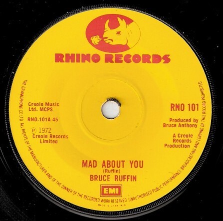Bruce Ruffin - Mad About You (7", Single, Sol) - Picture 1 of 2