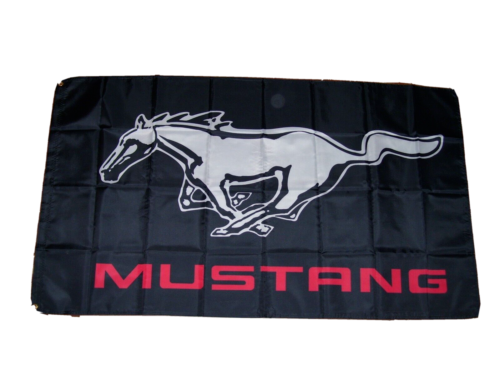 Drapeau Bannière 3x5 Pieds FORD SHELBY MUSTANG USA RACING D Co Garage Man Cave Mur 999511
