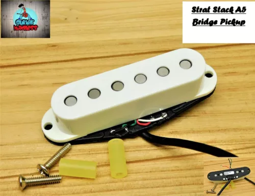 Single Coil Stack Alnico 5 Bridge Pickup Noiseless 10.25k