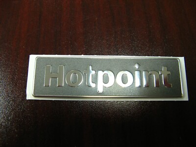Hotpoint Nameplate Badge Decal, Genuine OEM Part, brand new
