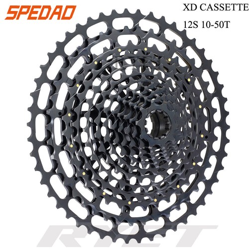 Cassetta Bicicletta MTB 12 Velocità 10-50T CNC Bici Ruota Libera Super Leggera per SRAM XD - Foto 5 di 12