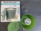 Nostalgia Hot Air Popcorn Popper Machine Bucket Mint