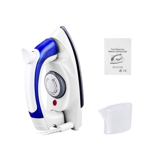 Electric Steam Iron Fold-able Travel Ironing Garment Clothes Quilting Portable - Picture 12 of 12