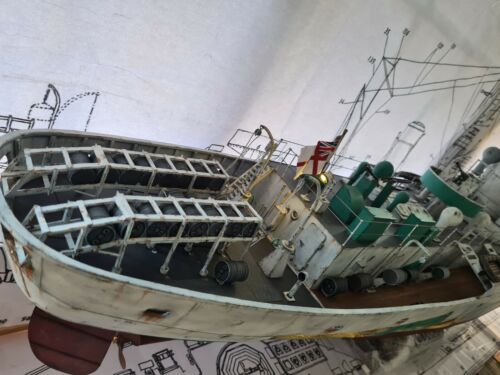 CORVETTE FLOWER CLASS 1/35 "K80 BLUEBELL" CORBETA FLOWER DAS BOOT UBOAT UBOOT - Foto 4 di 12