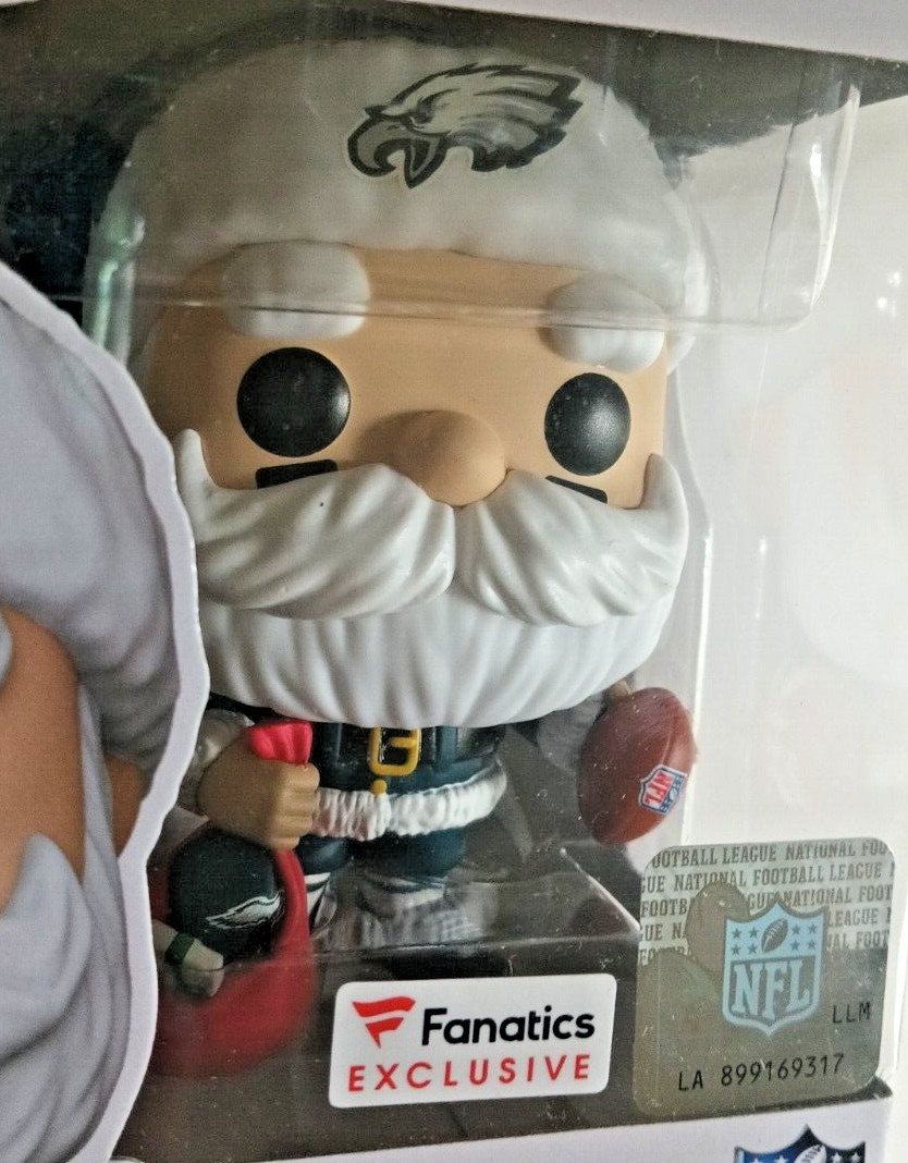 FUNKO POP! NFL FOOTBALL 189 PHILADELPHIA EAGLES SANTA FANACTICS EXCL