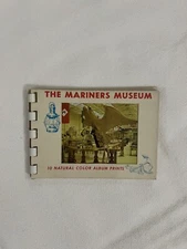 The Mariners Museum Miniature Souvenir Photo Album/Post Card Book, Comb Binding