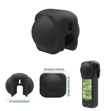 Silicone Case Lens Cap Protective Anti-Scratch Cover for Insta 360 X5 X4 Camera