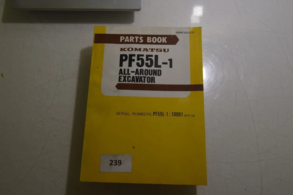 B239 - Komatsu Parts Book - Teile-Katalog für PF 55 L-1 All-around Bagger - Bild 1 von 1