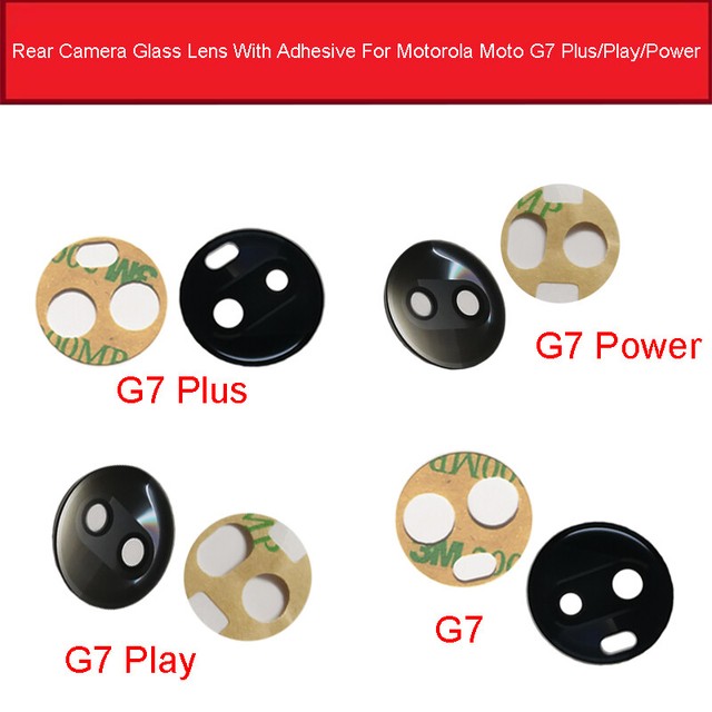 2pcs Back Glass Camera Lens Cover Replacement For Moto G7 G7 PLUS Power