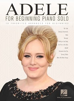 Adele For Beginning Piano Solo: 10 Favorites, Adele