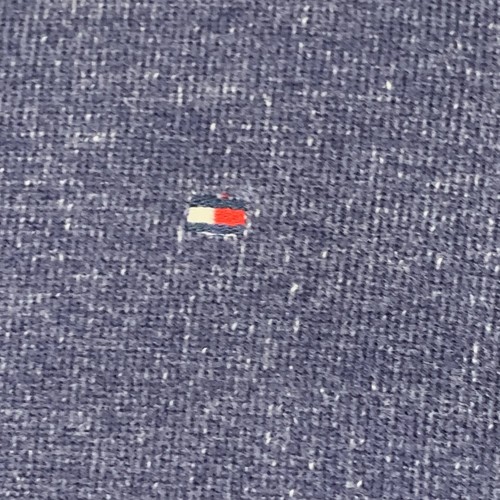 Tommy Hilfiger Sweater Boys Youth Large L Blue Pullover Flag Embroidered Casual - Picture 3 of 14