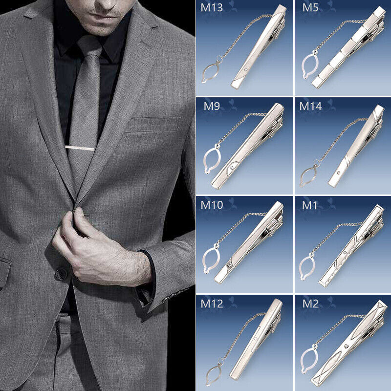 Luxury Design Metal Tie Clip Men Wedding Necktie Tie Clasp Clip