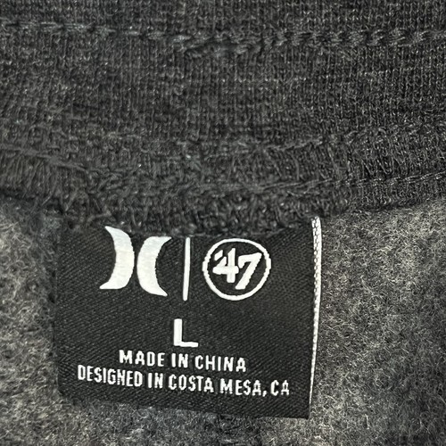 Hurley Mens Boston Red Sox Fleece Jogger Pants Size L (Waist 34in) Dark Gray - 第 10/14 張圖片