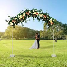 7.5ft Wedding Arch, Balloon Flower Backdrop Arch Stand, Birthday Parties Banquet