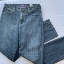 NYDJ Blue Straight Leg Jeans Classic Style