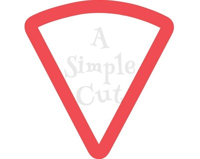 Pizza or Pie Slice Cookie Cutter