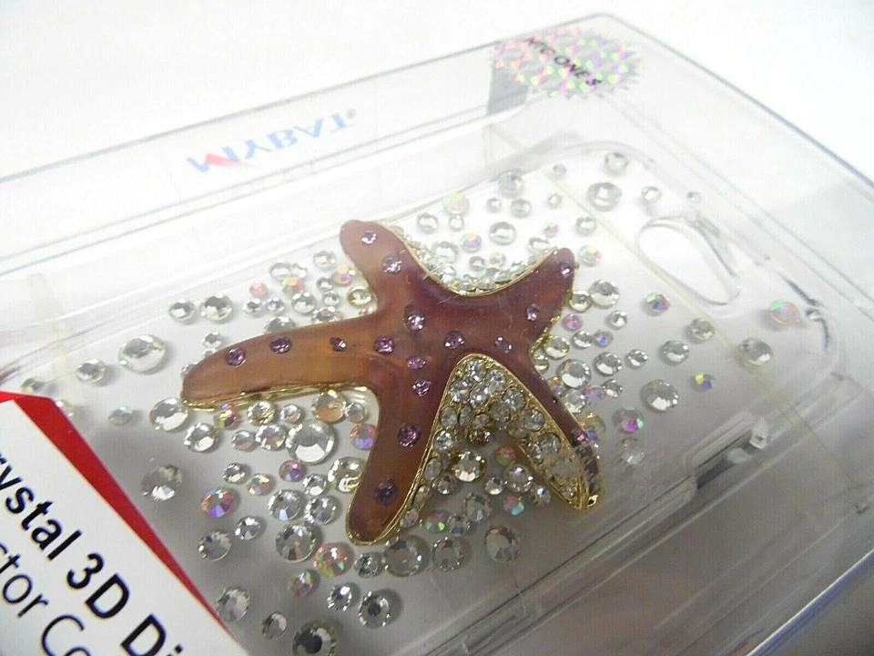 Mybat HTC один S кристалл 3D бриллиант блестящий STARFISH прозрачный чехол для телефона - Изображение 3 из 4