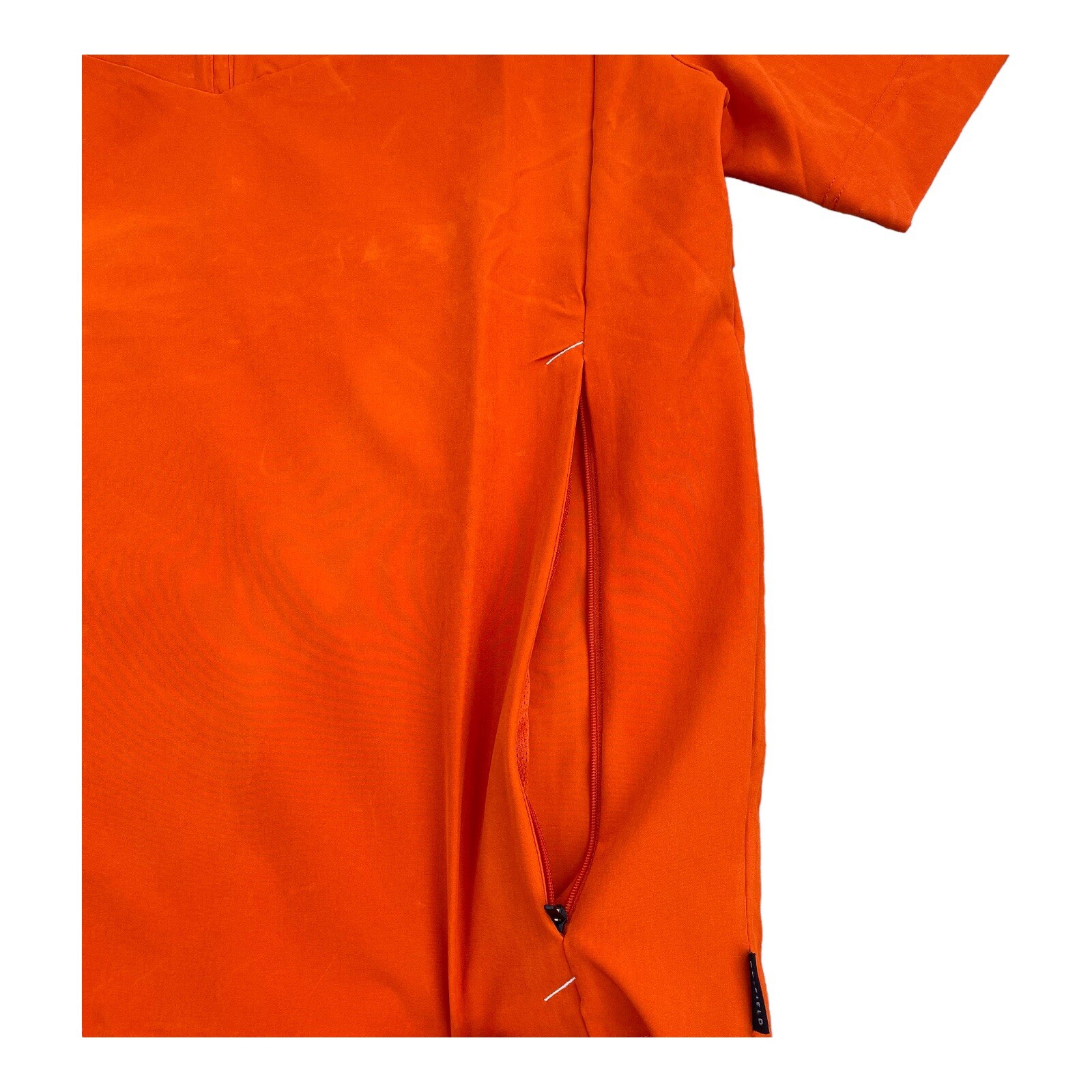 Clemson Tigers Nike On-Field Coach Jacket Mens S Short Sleeve 1/4 Zip Orange NWT thumbnail 8