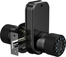 Double Sided Keypad Door Knob with Keyless Entry - Smart Door Lock for Outdoor