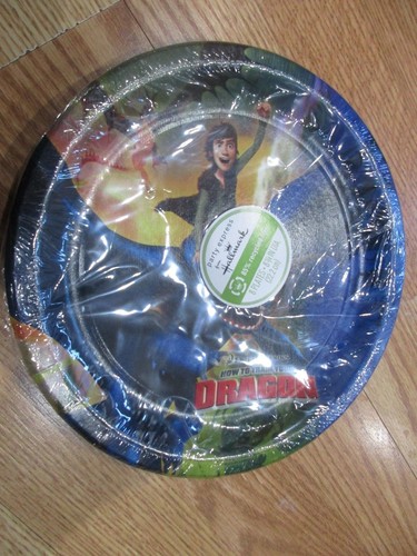 How to Train Your Dragon Birthday Party Supplies Multi-color 4pc Lot 2010 NOS - Picture 3 of 5