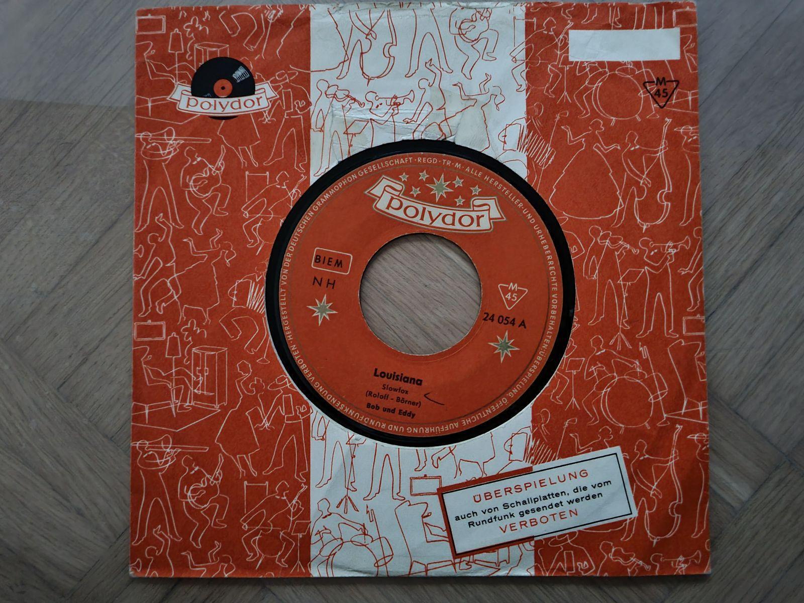 7"" Single Bob und Eddy - Louisiana Vinyl Germany