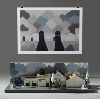 版画 Ly painter edition50 silkscreen print Ly Painter Edition50 Silkscreen Print Bronze Art Toy Silkscreen