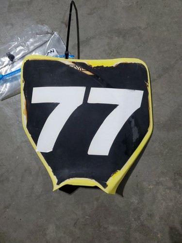 04-06 Suzuki RMZ250 Numer Plate  - Foto 1 di 2