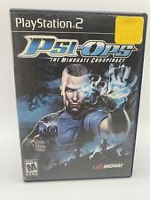 Psi-Ops: The Mindgate Conspiracy (Sony PlayStation 2, PS2) Tested And Works