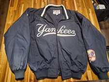 Vtg Majestic New York Yankees Authentic Collection Dugout Jacket Size L MLB
