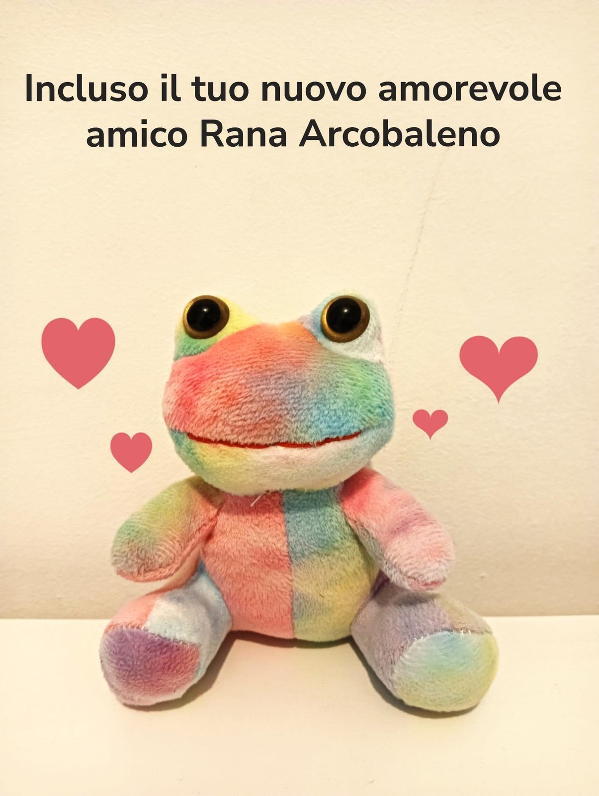 Tenda da principessa per bambine luci colorate e rana arcobaleno giocattolo foto 5