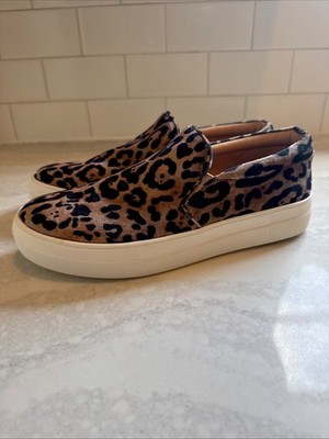 Steve Madden Gills Leopard Print Slip On Shoes Size 10M