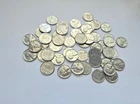 1943 D Higher Grade Roll of 50 VF-AU Lincoln Steel Cents Wheat Penny Cleaned