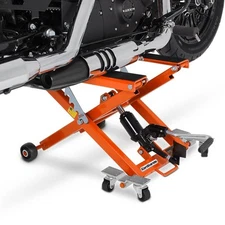 Motorcycle Jack Scissor Hydraulic Lift ConStands XL orange
