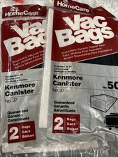 2 Packages Of Home Care Kenmore 5011 Canister Vacuum Cleaner Bags