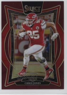 2024 Panini Select Concourse Maroon Prizm /149 Chris Jones #19 1p9e