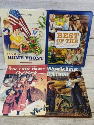 Lot of 3 Hardcover House of White Birches Good Old Days Books Best Of, Farm,