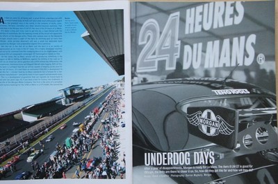 Original 2004 OCTANE extracted mag article MORGAN AERO 8 LM GT Le Mans (3 sides)