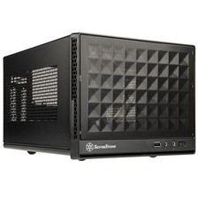 SilverStone Geh SST-SG13B-C Cube mATX USB3 Black Frame Cube Micro/Mini/Flex-ATX