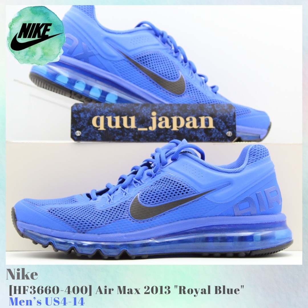 Nike Air Max 2013 Royal Blue HF3660-400 Men's US4-14 NEW | eBay