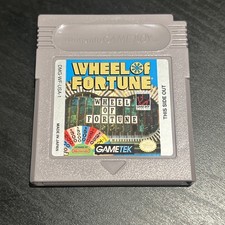 Wheel of Fortune (Nintendo GameBoy, 1990) Authentic Cart Only  Video Game Show