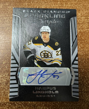 2025 UPPER DECK BLACK DIAMOND #SS-HL HAMPUS LINDHOLM SPARKLING SCRIPTS AUTO
