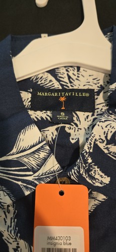 Margaritaville Men's Shirt Size Small Button Down Palm Trees Tropical - Picture 4 of 5