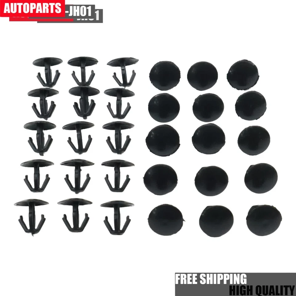 Retenedor de clip de retención de sello de capó 30x 91518-S10-003 apto para Honda Accord Acura Foto 4 de 4