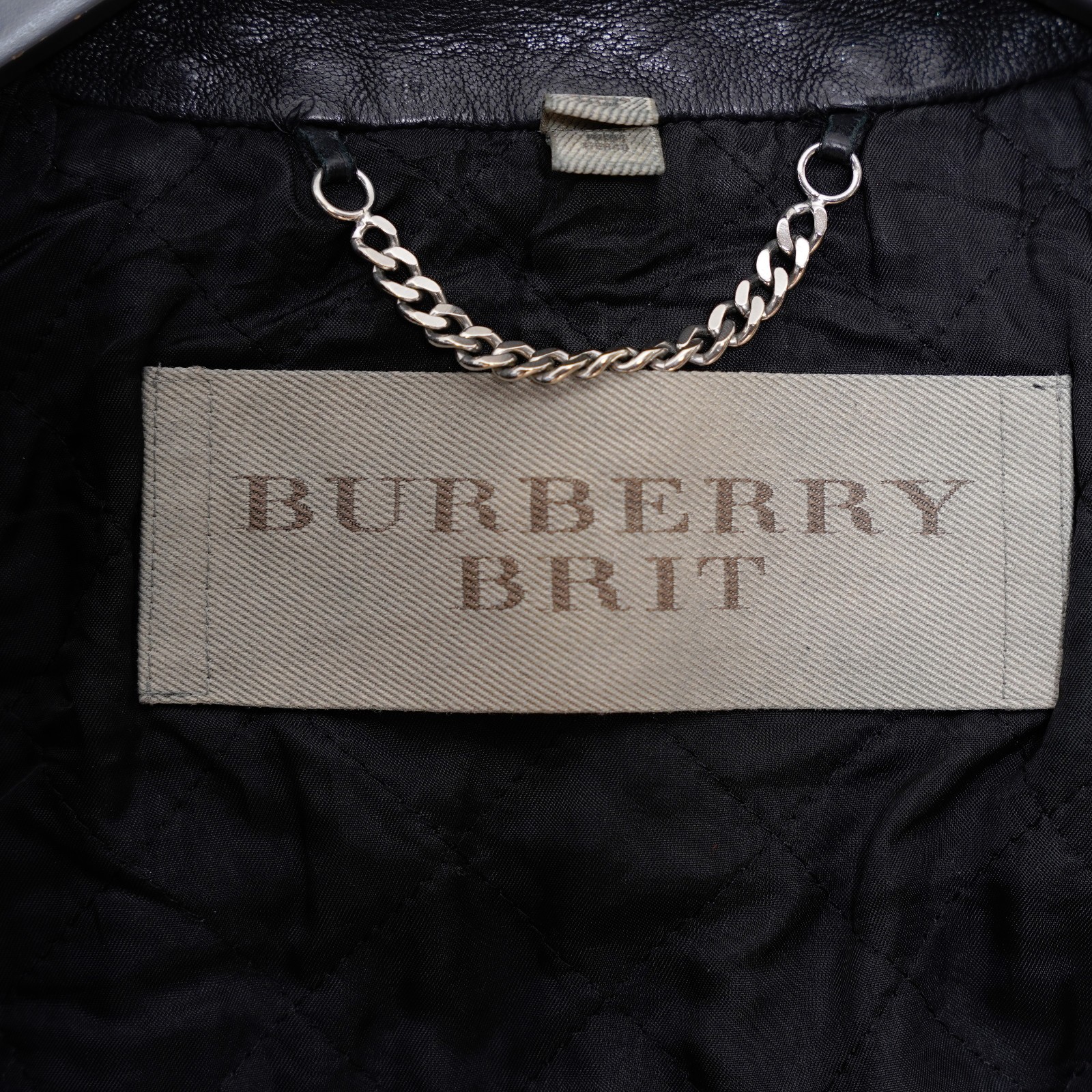 BURBERRY Womens Leather Jacket Black Biker Brit UK12 US10 IT44 Celebrity Loseley thumbnail 18