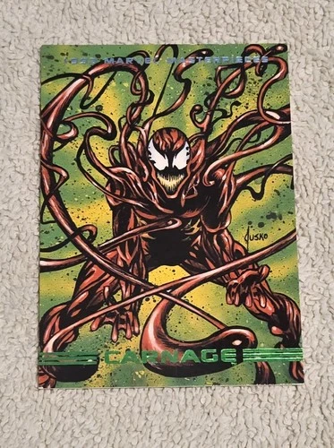 1993 Skybox Marvel Masterpieces Carnage #19 Comic Book Trading Card