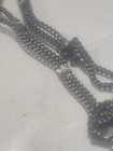 Vintage 925 Sterling Silver Star of David Marcasite Pendant  With Vintage Chain  — photo 6
